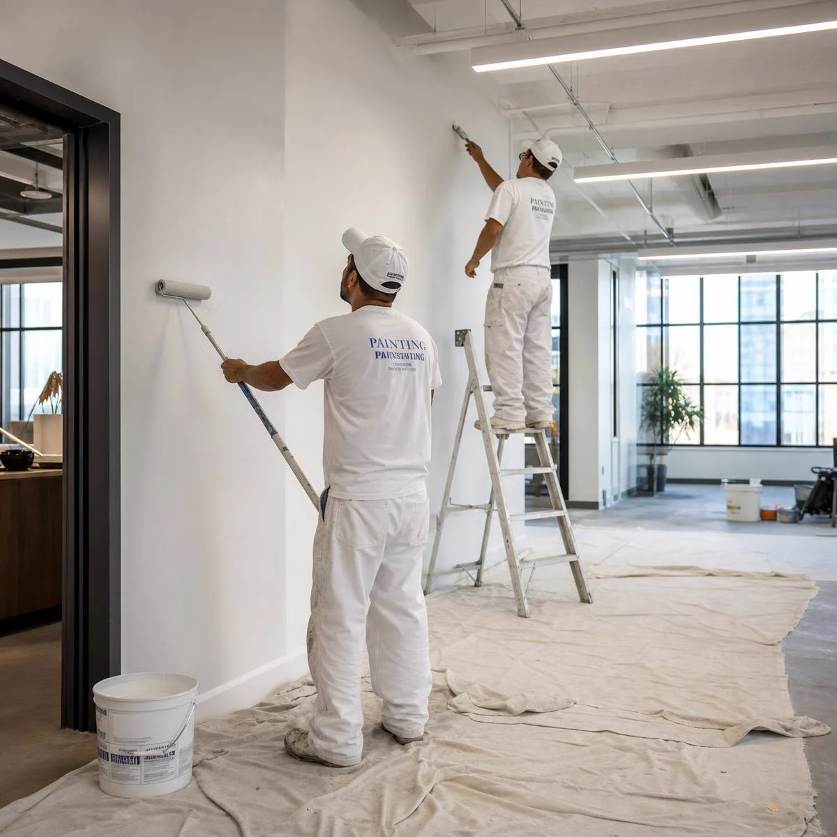 Office interior painting services in South Florida