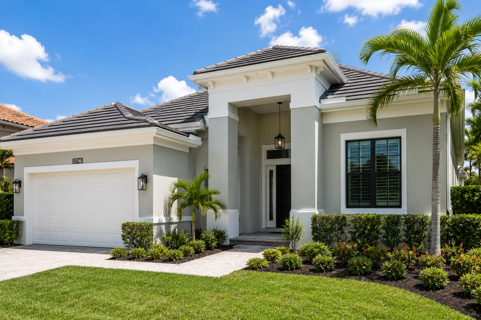 Professional residential painting project in South Florida